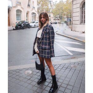 Suncoo Dalina Tweed Jacket Multi Size T2/ Medium